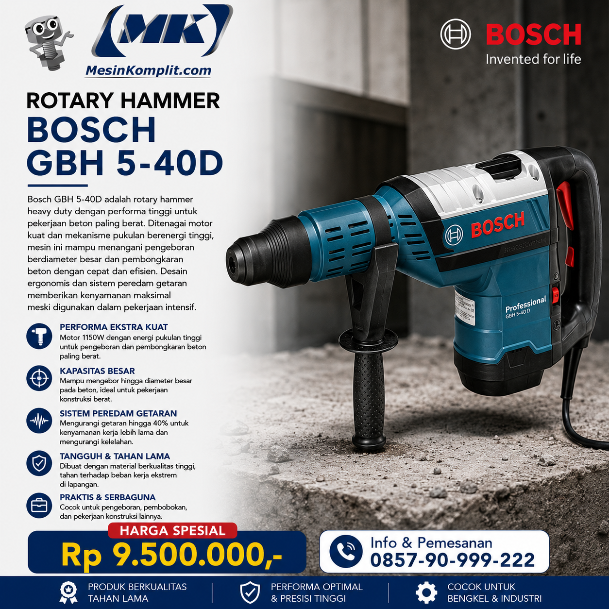 Bor Rotary Bosch SDS...